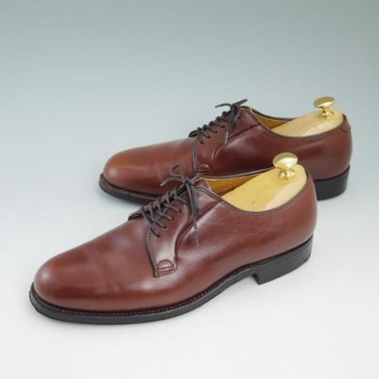美品★オールデン 7D【★超希少!!トゥルーフレアラスト/665/プレーントゥ/(米)MOULDED SHOE別注】Alden★a699