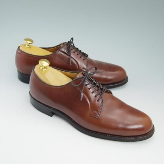 美品★オールデン 7D【★超希少!!トゥルーフレアラスト/665/プレーントゥ/(米)MOULDED SHOE別注】Alden★a699
