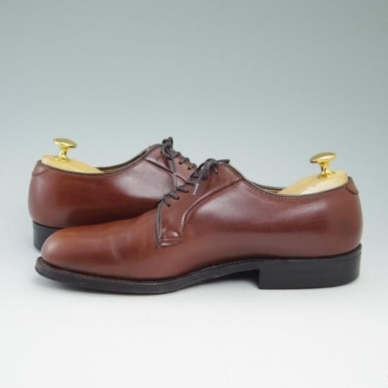 美品★オールデン 7D【★超希少!!トゥルーフレアラスト/665/プレーントゥ/(米)MOULDED SHOE別注】Alden★a699
