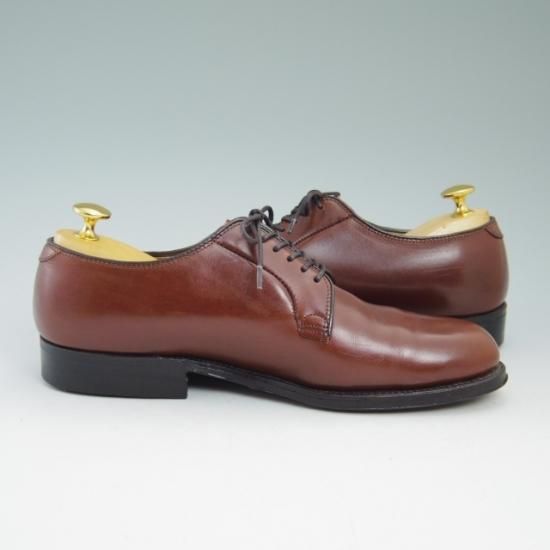 美品★オールデン 7D【★超希少!!トゥルーフレアラスト/665/プレーントゥ/(米)MOULDED SHOE別注】Alden★a699