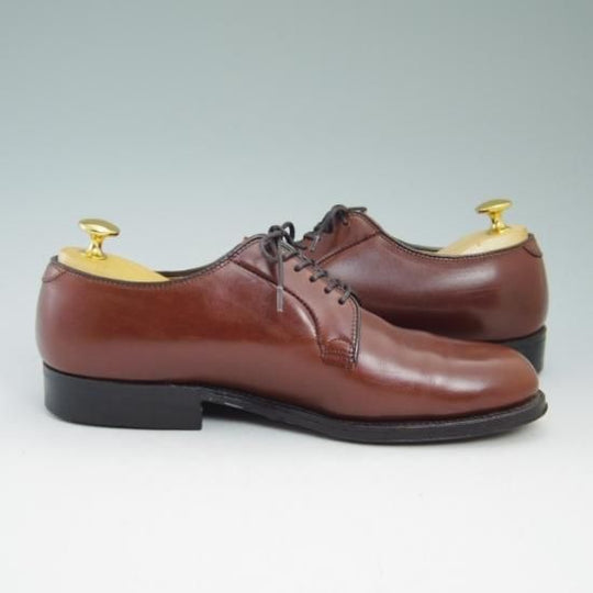 美品★オールデン 7D【★超希少!!トゥルーフレアラスト/665/プレーントゥ/(米)MOULDED SHOE別注】Alden★a699