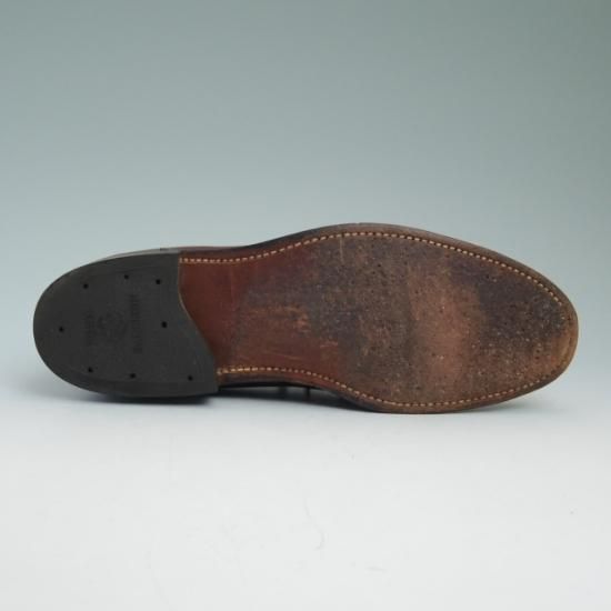 美品★オールデン 7D【★超希少!!トゥルーフレアラスト/665/プレーントゥ/(米)MOULDED SHOE別注】Alden★a699