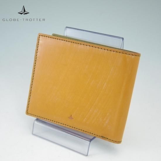 未使用★グローブトロッター【★二つ折り財布/ブライドルレザー】メンズ/GLOBE TROTTER★a667