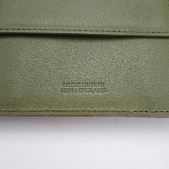 未使用★グローブトロッター【★二つ折り財布/ブライドルレザー】メンズ/GLOBE TROTTER★a667