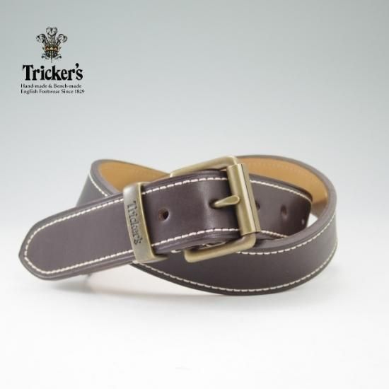 未使用☆トリッカーズ Mサイズ【☆超希少!!レザー ベルト】革