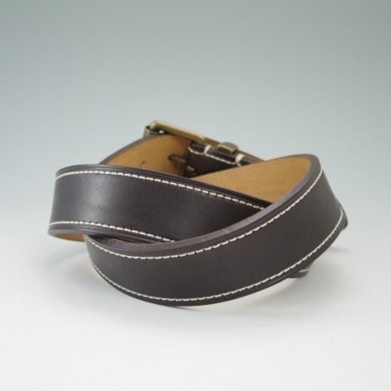 未使用★トリッカーズ Mサイズ【★超希少!!レザー ベルト】革/Tricker's★a673