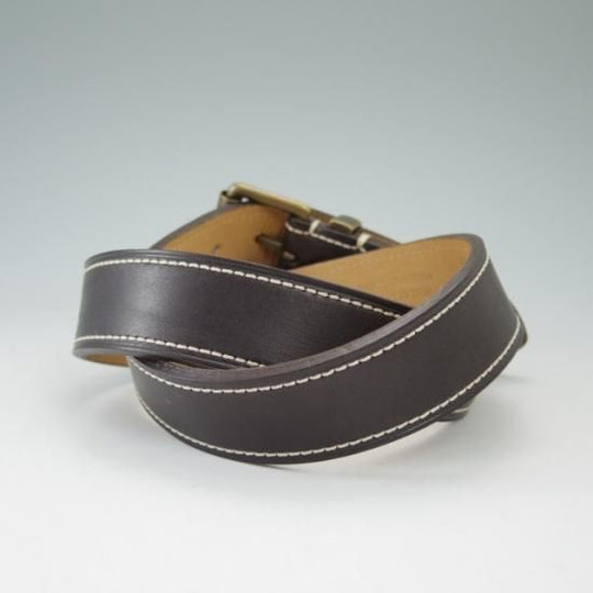 未使用★トリッカーズ Mサイズ【★超希少!!レザー ベルト】革/Tricker's★a673