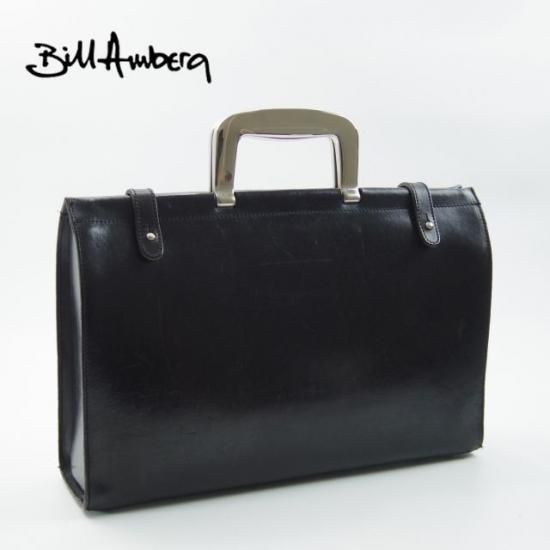 【希少】ビルアンバーグ　Bill Amberg ロケットバッグ 銀座本店で、ビルアンバーグのガラスハンドル、ロケットバッグ