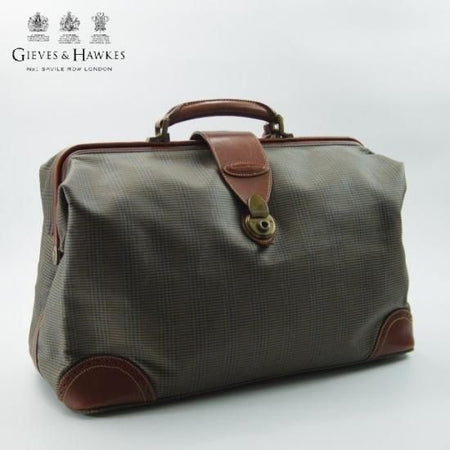 極上★(英)ギーブス＆ホークス/GIEVES&HAWKES【★鞄】ダレスバッグ/メンズ ビジネス バッグ★N4671