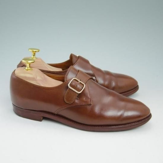 極上★クロケット&ジョーンズ(レディース) UK4.5程度【★ロイドフットウェア/587ラスト/モンクストラップ/Lloyd Footwear】Crockett&Jones★a717