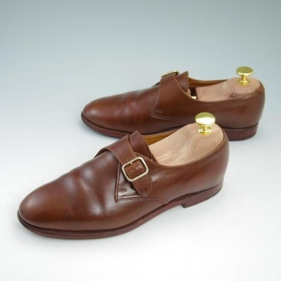 極上★クロケット&ジョーンズ(レディース) UK4.5程度【★ロイドフットウェア/587ラスト/モンクストラップ/Lloyd Footwear】Crockett&Jones★a717