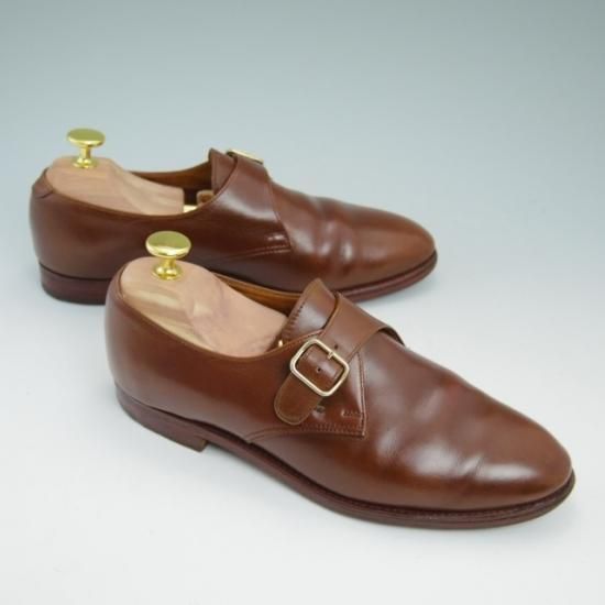 極上★クロケット&ジョーンズ(レディース) UK4.5程度【★ロイドフットウェア/587ラスト/モンクストラップ/Lloyd Footwear】Crockett&Jones★a717