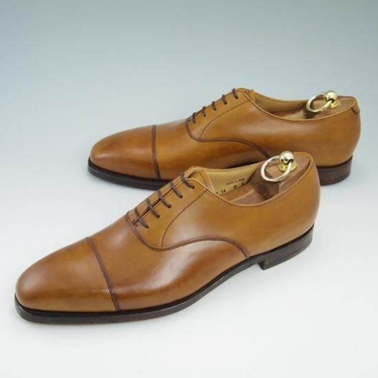 未使用★クロケット&ジョーンズ 8E【★348/ストレートチップ/HALLAM】Crockett&Jones★a718