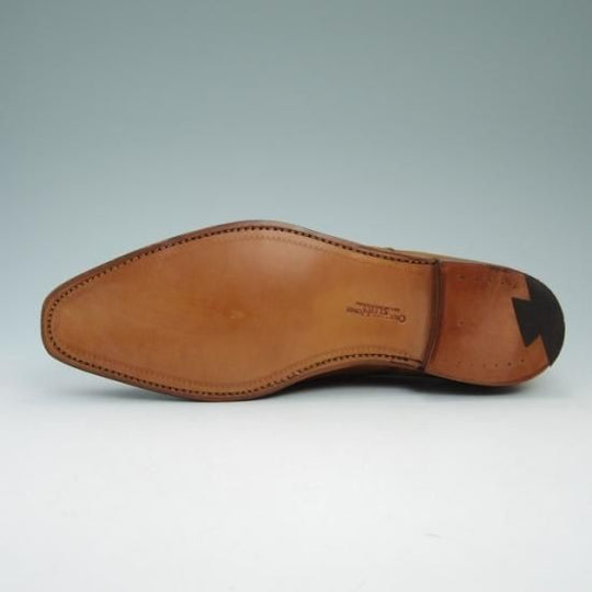 未使用★クロケット&ジョーンズ 8E【★348/ストレートチップ/HALLAM】Crockett&Jones★a718