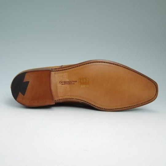 未使用★クロケット&ジョーンズ 8E【★348/ストレートチップ/HALLAM】Crockett&Jones★a718