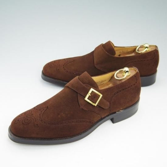 未使用★チャーチ 90E/UK9【★73ラスト/ダイナイトソール仕様/PICCADILLY/モンクストラップ/スエード】Church’s★a722