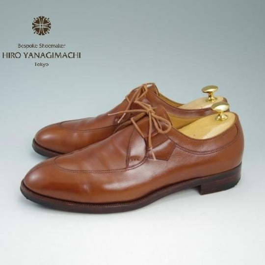 美品★ヒロ・ヤナギマチ UK6程度【★定19.9万L11/1 Loop Derby Apron Front】Gillie Style/HIRO YANAGIMACHI★a723