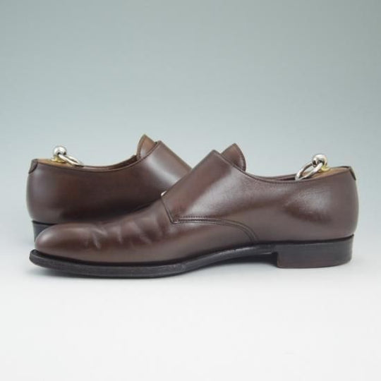 美品★定10万/クロケット&ジョーンズ 7.5D【★337ラスト/ハンドグレードライン/LANGLEY/ダブルモンク】Crockett&Jones★a725