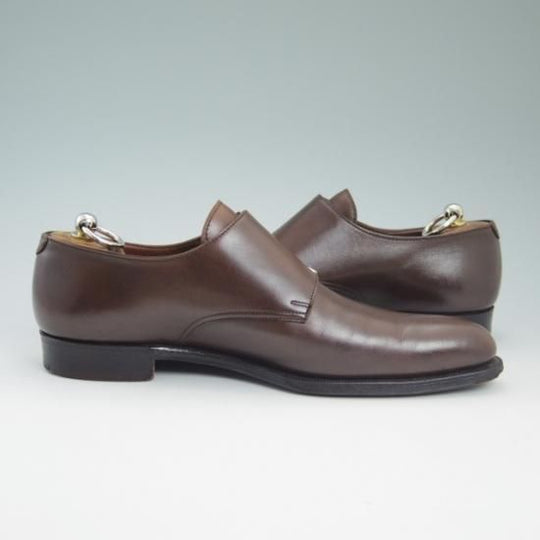 美品★定10万/クロケット&ジョーンズ 7.5D【★337ラスト/ハンドグレードライン/LANGLEY/ダブルモンク】Crockett&Jones★a725