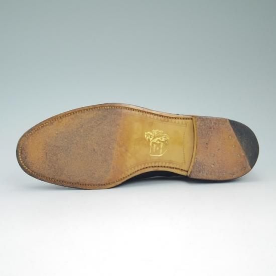 極上★グレンソン 6D【★10951/茶×深緑（ほぼ黒）コンビ仕様】ストレートチップ/GRENSON★a727