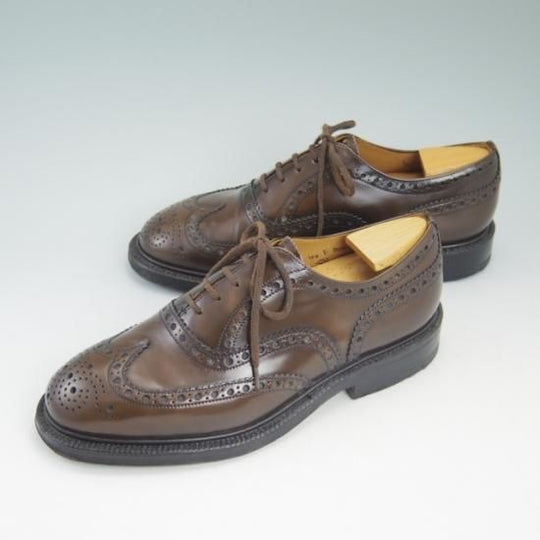 美品★チャーチ 60F/UK6【★超希少!!224ラスト/フルブローグ/バーウッドBURWOOD同デザイン】Church’s★a728