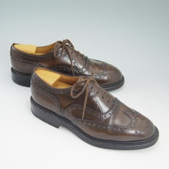 美品★チャーチ 60F/UK6【★超希少!!224ラスト/フルブローグ/バーウッドBURWOOD同デザイン】Church’s★a728