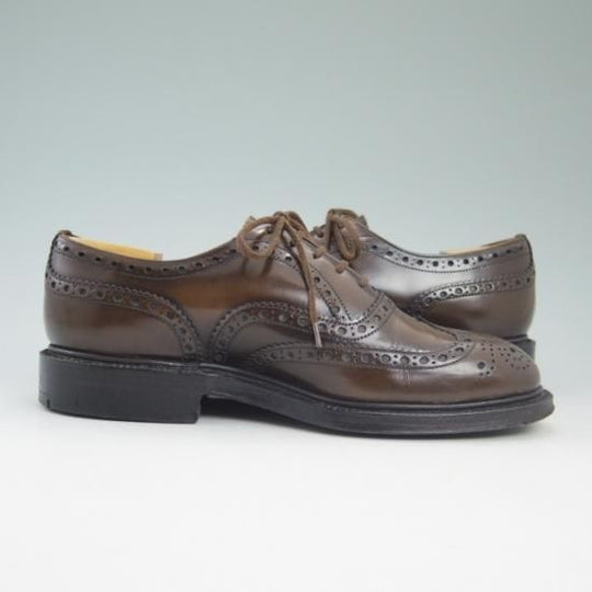美品★チャーチ 60F/UK6【★超希少!!224ラスト/フルブローグ/バーウッドBURWOOD同デザイン】Church’s★a728