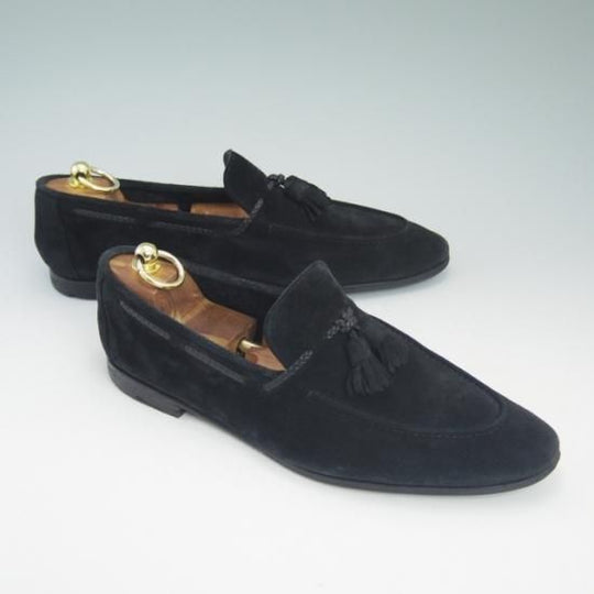 極上★(伊)ストールマンテラッシ SIZE 41.5【定10万以上★スエード】タッセルローファー/SUTOR MANTELLASSI★a729