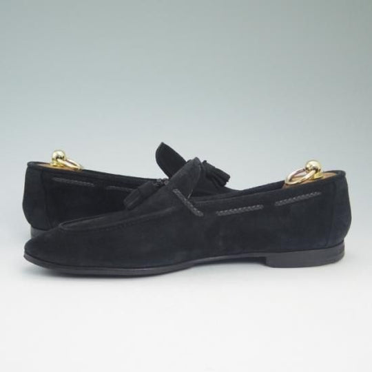極上★(伊)ストールマンテラッシ SIZE 41.5【定10万以上★スエード】タッセルローファー/SUTOR MANTELLASSI★a729