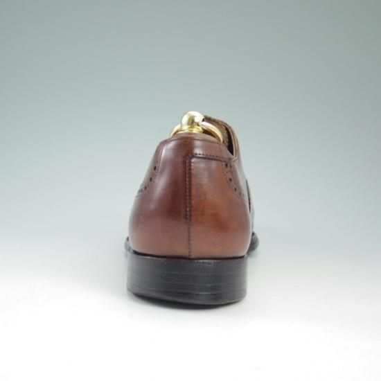 極上★クロケット&ジョーンズ UK8.5/US9D【★ブルックスブラザーズ別注/BROOKS BROTHERS/セミブローグ】Crockett&Jones★a734