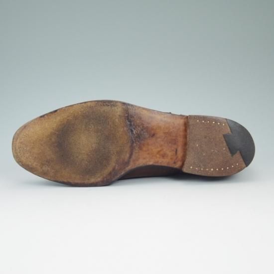極上★クロケット&ジョーンズ UK8.5/US9D【★ブルックスブラザーズ別注/BROOKS BROTHERS/セミブローグ】Crockett&Jones★a734