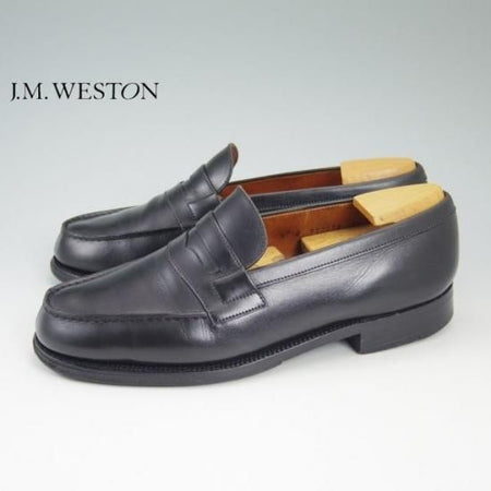 極上★JM.Weston 5D【★コインローファー/180/旧ロゴ】ウエストン/ウェストン★a738