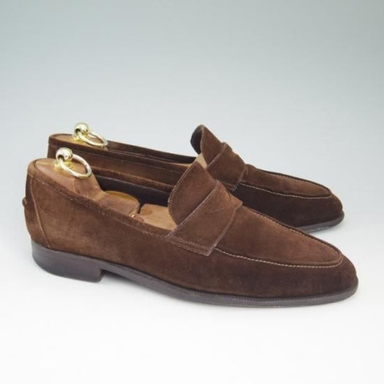 ★エンツォボナフェ SIZE 8【★コインローファー/Allori】スエード/Enzo Bonafe★a741