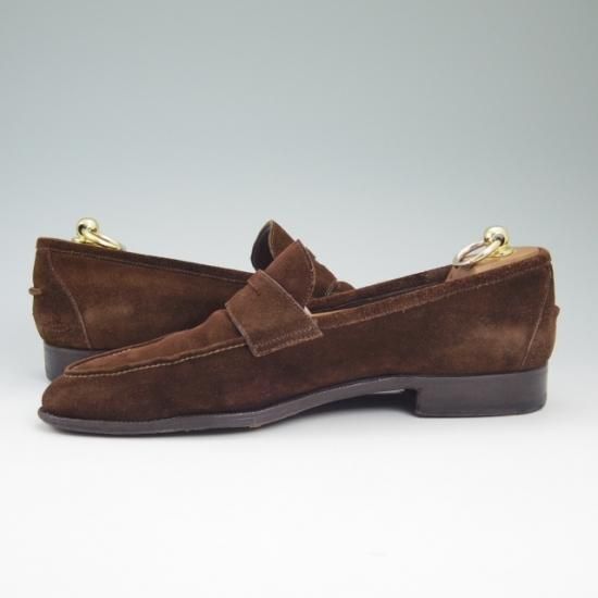 ★エンツォボナフェ SIZE 8【★コインローファー/Allori】スエード/Enzo Bonafe★a741