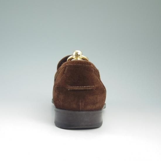 ★エンツォボナフェ SIZE 8【★コインローファー/Allori】スエード/Enzo Bonafe★a741