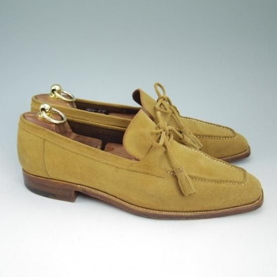 極上★ボノーラ 8E【★ビームス別注品/BEAMS】タッセルローファー/スエード/BONORA★a742