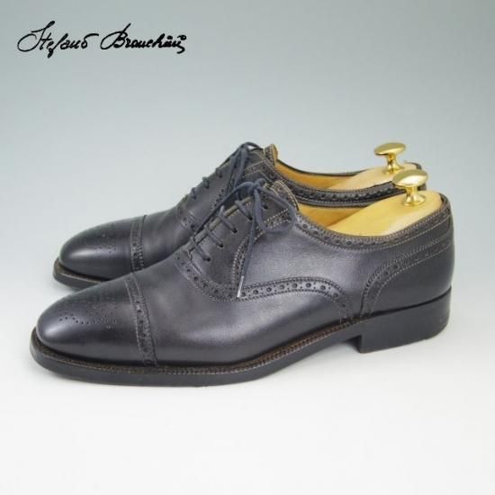 極上★ステファノ ブランキーニ 6.5G【★上級!!ブランキーニ・カルツォレリア】BRANCHINI CALZOLERIA/セミブローグ/STEFANO BRANCHINI★a744