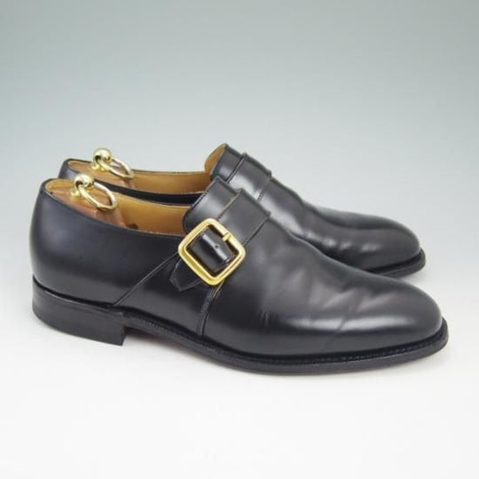 極美品★チャーチ/ 80G/UK8【★ポリッシュドバインダーカーフ/73ラスト/モンクストラップ】Church’s★a751