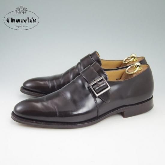 極美品★チャーチ 80F/UK8【★濃茶/136ラスト/モンクストラップ/TOKYO】Church’s★a752