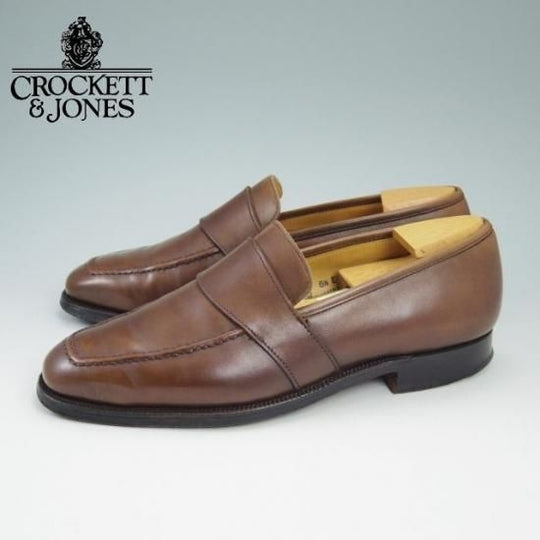 極上★クロケット&ジョーンズ 6.5E【★SHIPS別注/シップス/ローファー】Crockett&Jones★a753