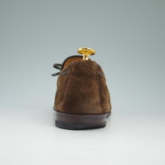 ★サントーニ SIZE 6【★リボンローファー/スエード】BEAMS別注/ビームス/Santoni★a754