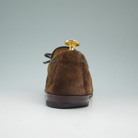 ★サントーニ SIZE 6【★リボンローファー/スエード】BEAMS別注/ビームス/Santoni★a754