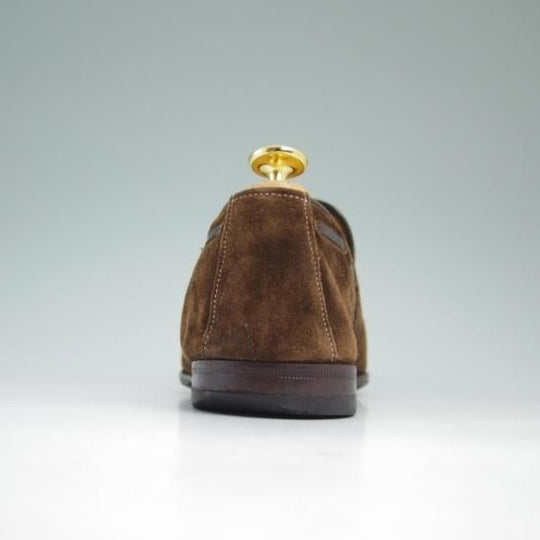 ★サントーニ SIZE 6【★リボンローファー/スエード】BEAMS別注/ビームス/Santoni★a754