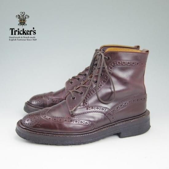 極上★トリッカーズ SIZE 6.5【★コードバン仕様/カントリーブーツ/M2508R】Tricker’s★a758