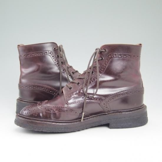 極上★トリッカーズ SIZE 6.5【★コードバン仕様/カントリーブーツ/M2508R】Tricker’s★a758
