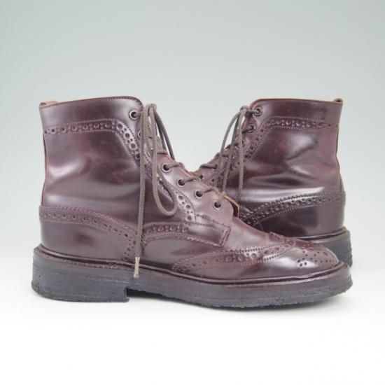 極上★トリッカーズ SIZE 6.5【★コードバン仕様/カントリーブーツ/M2508R】Tricker’s★a758