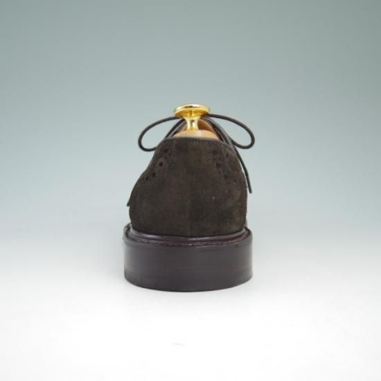 極美品★(英)チーニー 7E【★ビームス/BEAMS F取扱い/125ラスト/フルブローグ/スエード】CHEANEY★a760