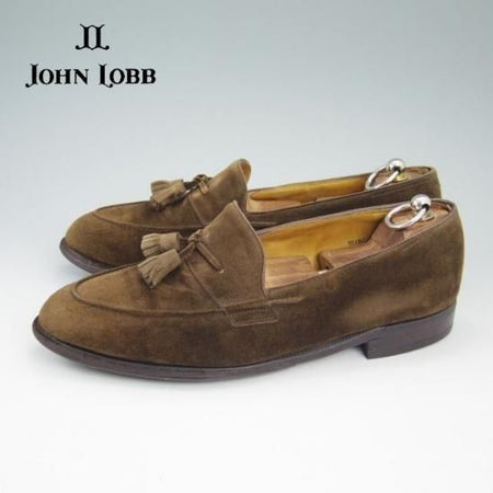 ★ジョンロブ 8EE【★4098ラスト/タッセルローファー/スエード】JOHN LOBB★a761