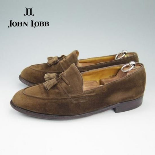 ★ジョンロブ 8EE【★4098ラスト/タッセルローファー/スエード】JOHN LOBB★a761