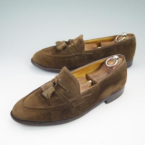 ★ジョンロブ 8EE【★4098ラスト/タッセルローファー/スエード】JOHN LOBB★a761